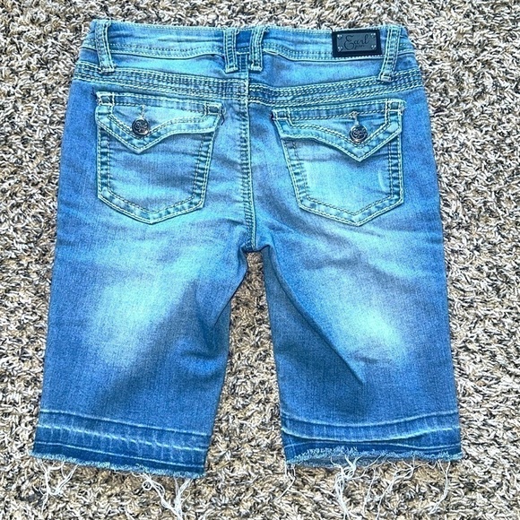 Earl Jean Juniors blue Jean shorts Sz 1 - Picture 4 of 6